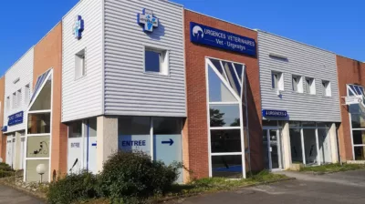 Urgence vétérinaire Vet-Urgentys - Façade de la clinique de Purpan, Toulouse Ouest