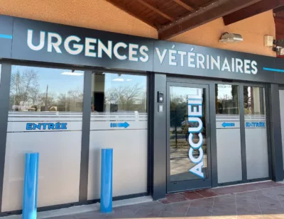 Urgence vétérinaire Vet-Urgentys - Façade de la clinique de Purpan, Toulouse Est